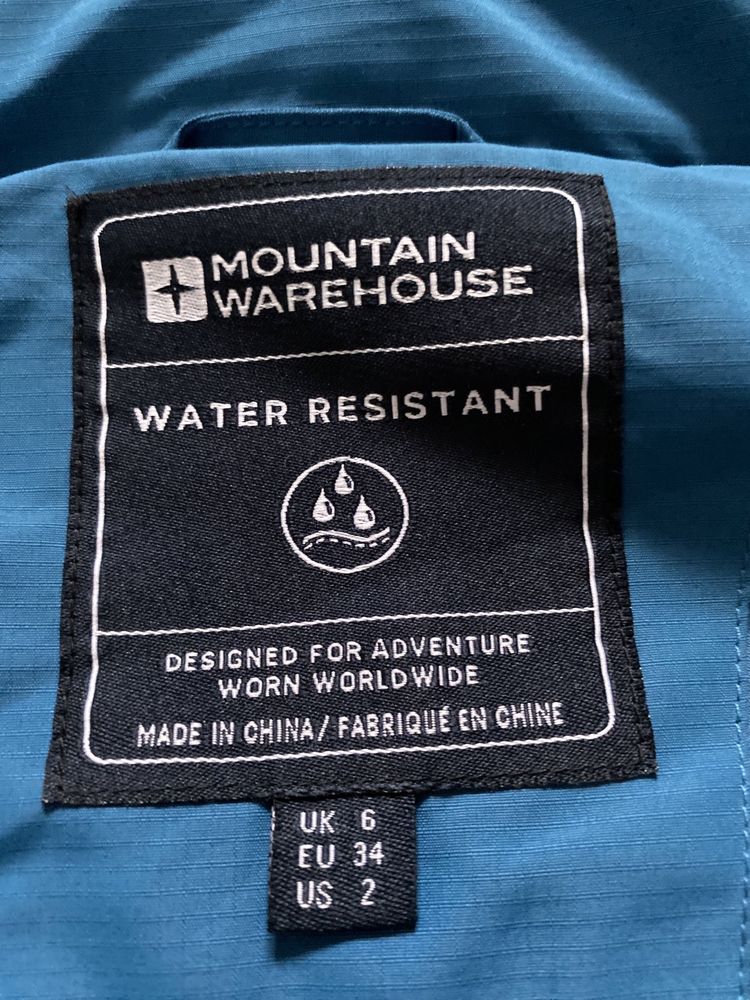 Mountain Warehouse Water Resistant damska ocieplona kurtka rozmiar XS