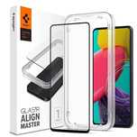Szkło hartowane Spigen ALM Glass FC na Samsung Galaxy M53/5G - czarne