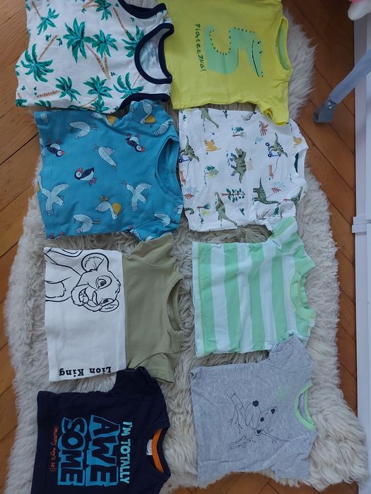 Zestaw koszulek z krótkim rękawem 62