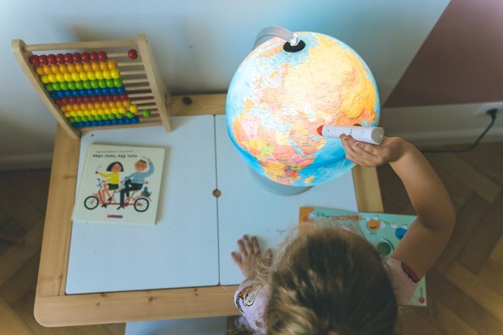 Globus Interaktywny Parlamondo Edukacyjny Podświetlany Z Piórem Mówiąc