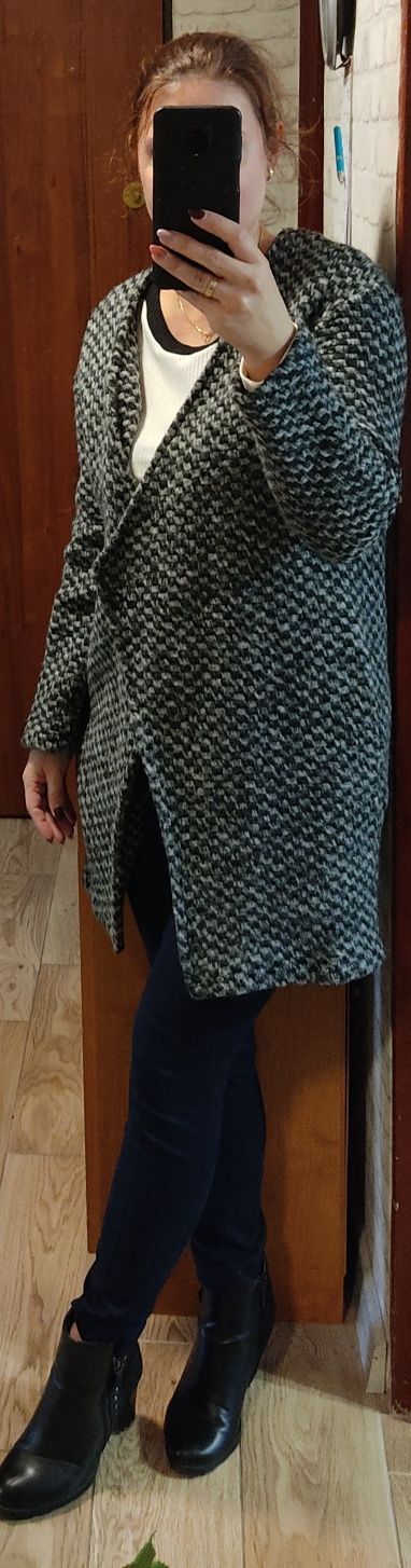 Ciepły gruby sweter płaszcz Reserved r. L 40