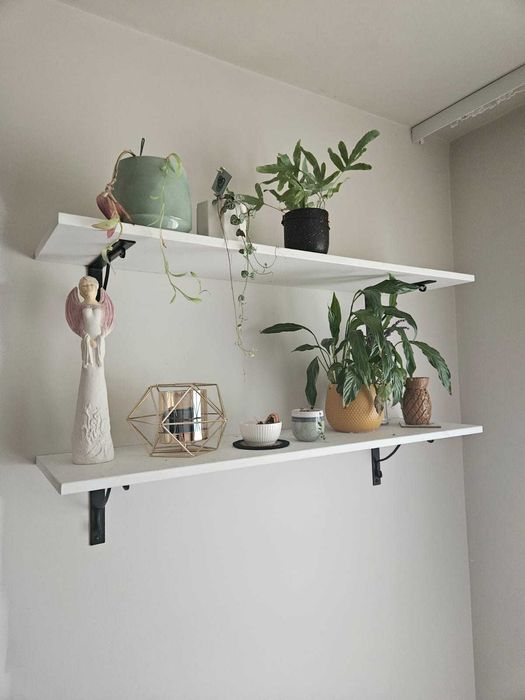 2 Półki IKEA oraz 4 wsporniki