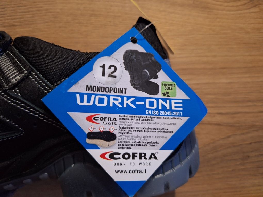 Buty robocze, sandały z noskiem antyprzebiciowym cofra