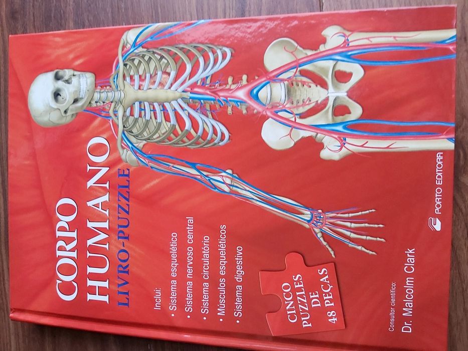 Livro -Puzzle corpo humano_Novo
