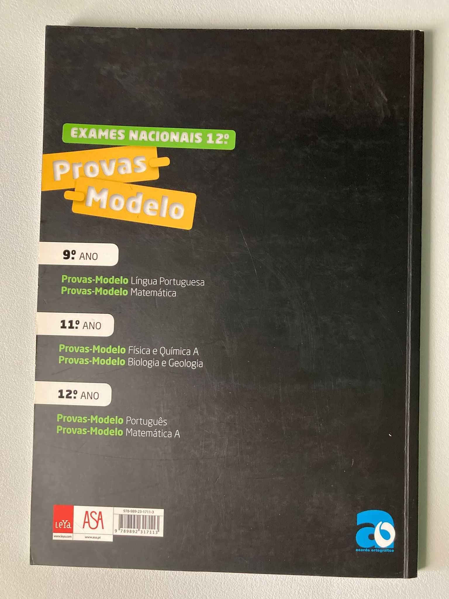 Provas-Modelo Matemática A (12º ano)