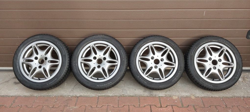 Smart 15" 3x112 2xEt27 4J 2x Et1 5.5J Opony wielosezon Vredestein Quat