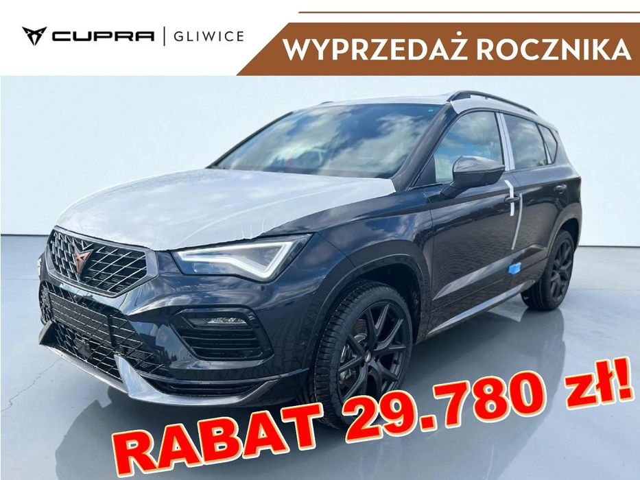 Cupra Ateca Ateca 150KM DSG! Piękna Czarna na październik! Okazja! Rabat 30k!