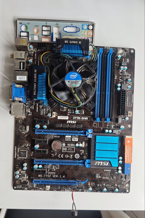 Płyta główna MSI Z77A-G45 + procesor i5 3470