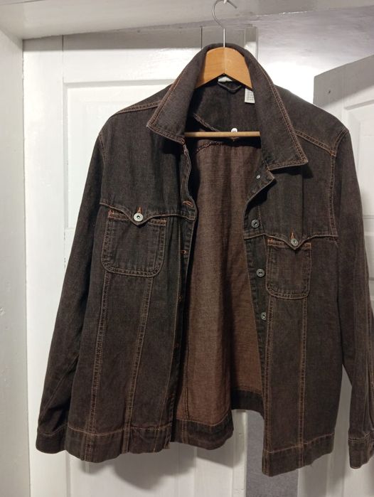 Katana jeansowa brazowa