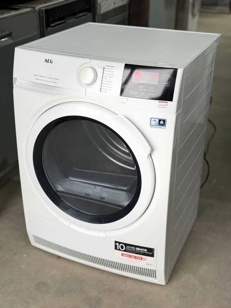 AEG T8DB66580 — сушильна машина 8 кг з тепловим насосом, преміум клас