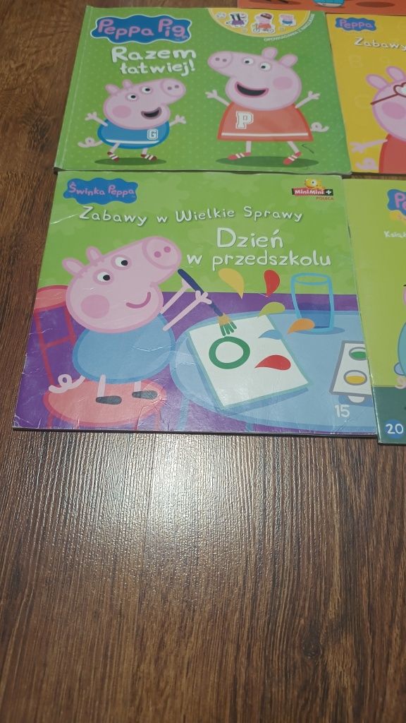 Zestaw książeczek dla dzieci Świnka Peppa 5 sztuk