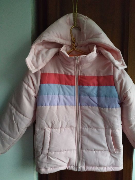 Зимова куртка з капюшоном для дівчинки, WARM, 10-12 років, нова