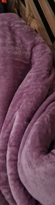 Gruby, przytulny, puszysty koc Aisbo, fioletowy 220 x 240cm
DO