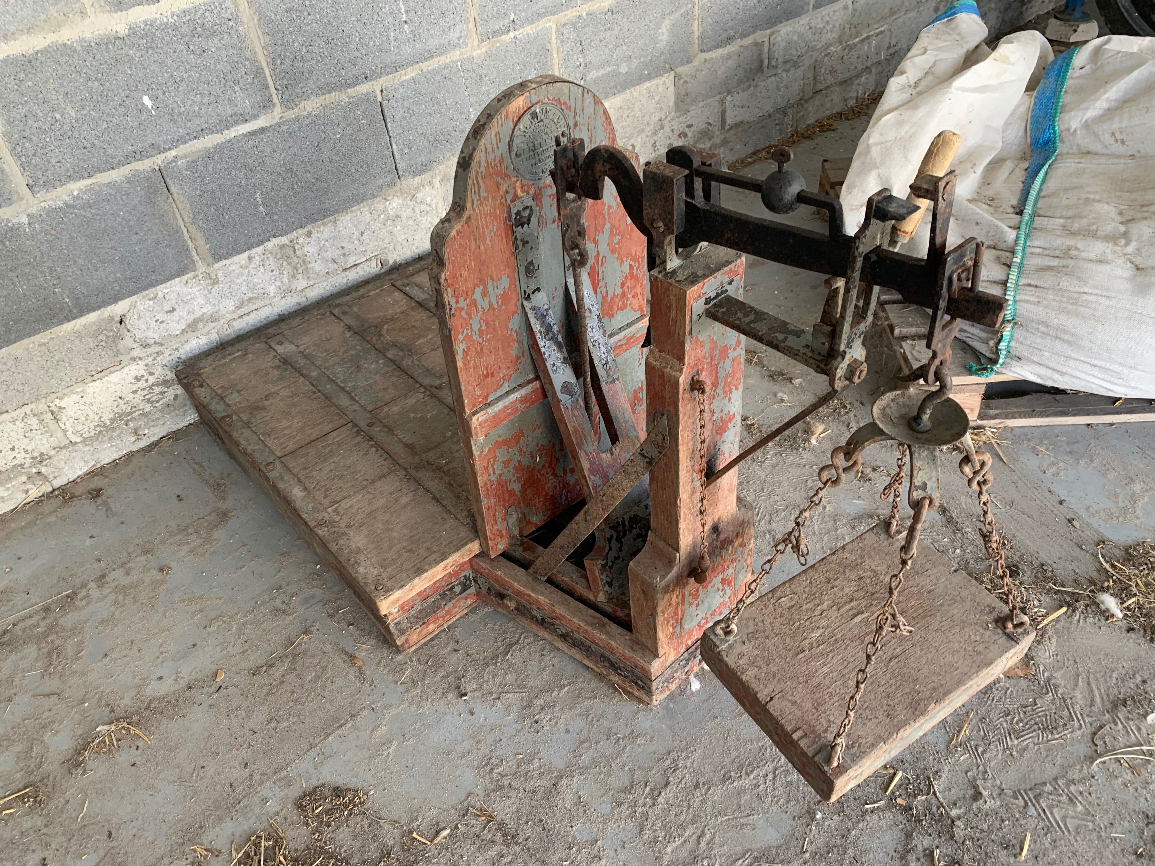 Waga platformowa towarowa szalkowa 500kg
