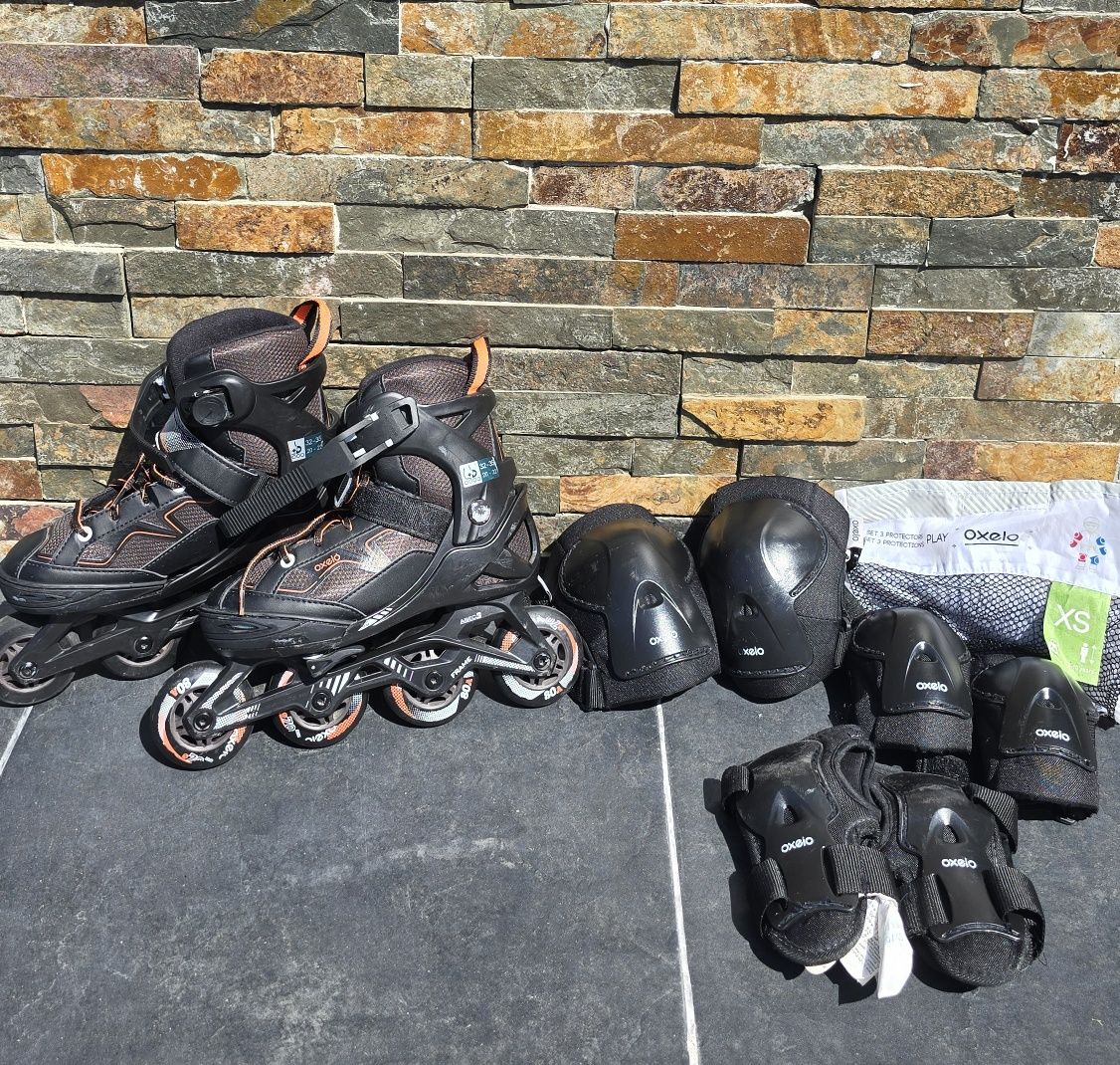 Patins em Linha e Proteções