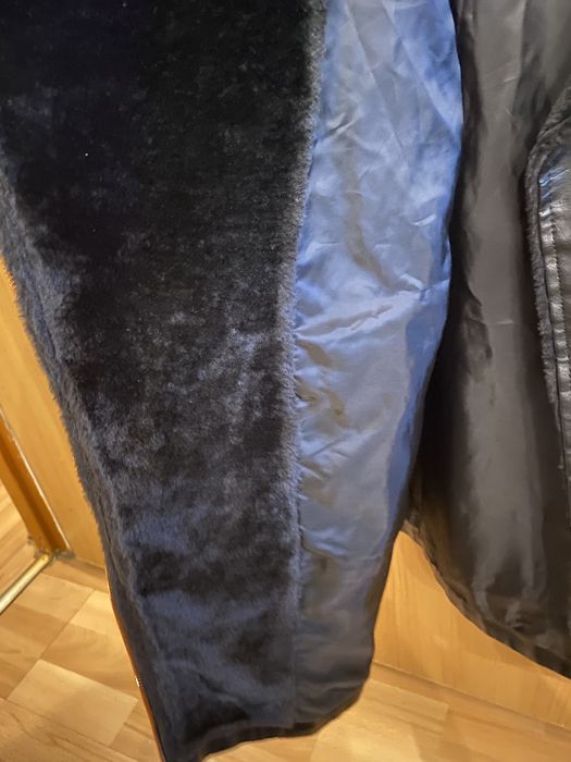 Nowa kurtka z eko skory z kozuszkien