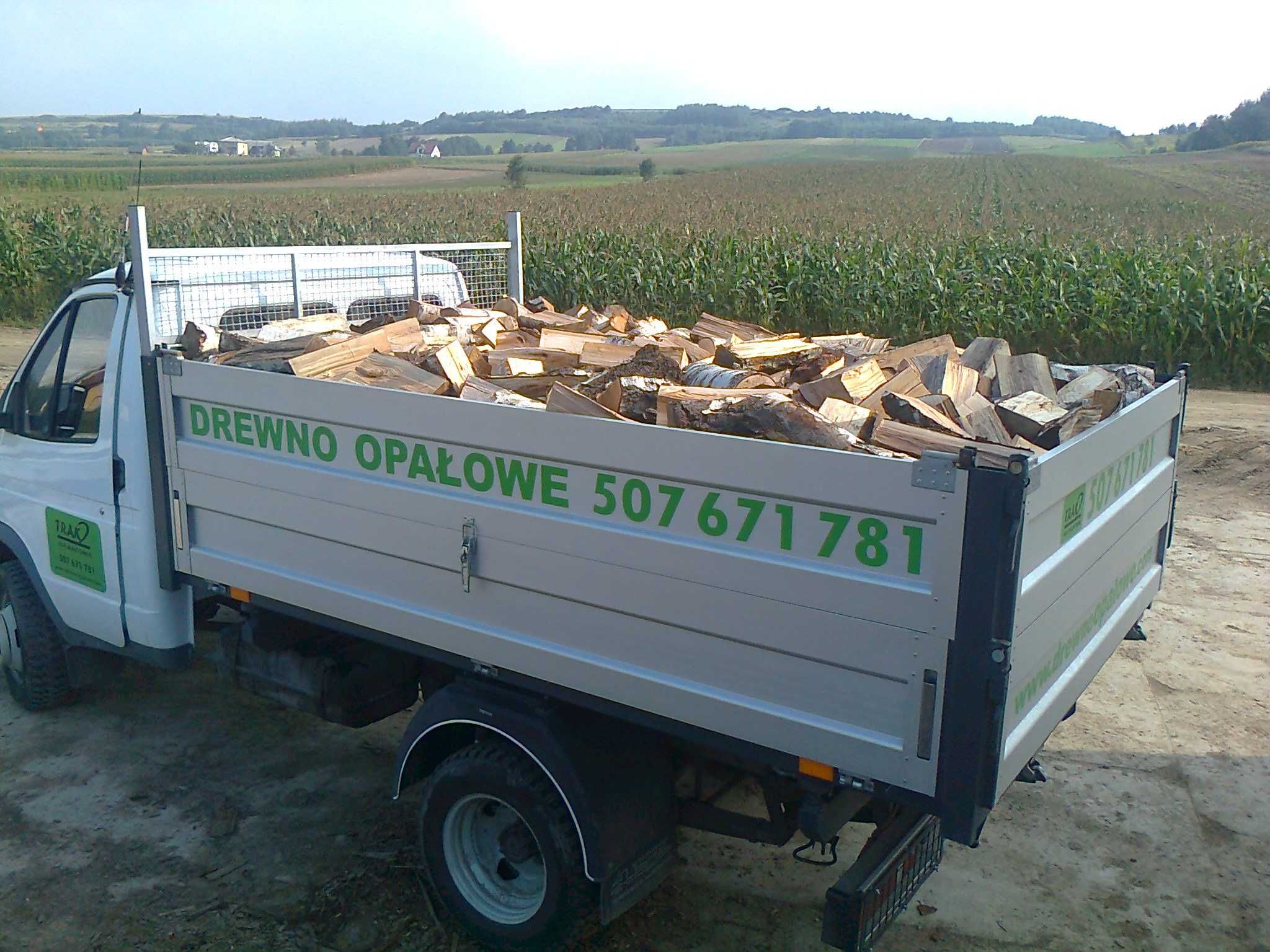Drewno opałowe kominkowe buk, grab świeże i sezonowane