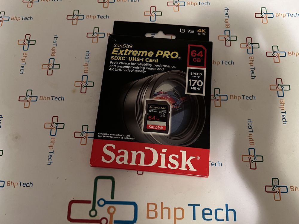 Cartao de memoria SD XC Extreme Pro 64gb novo