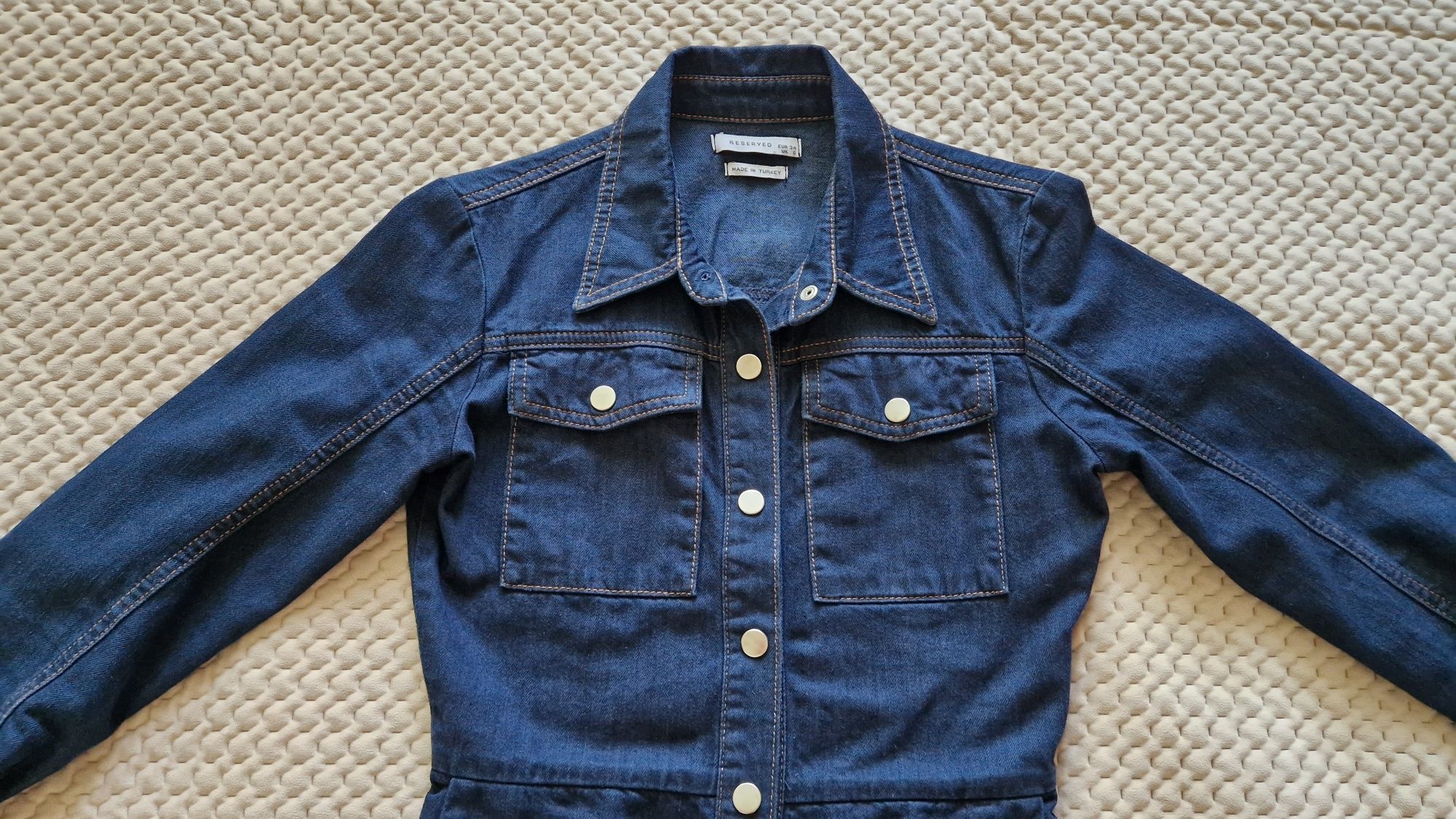 Sukienka jeansowa Reserved 34