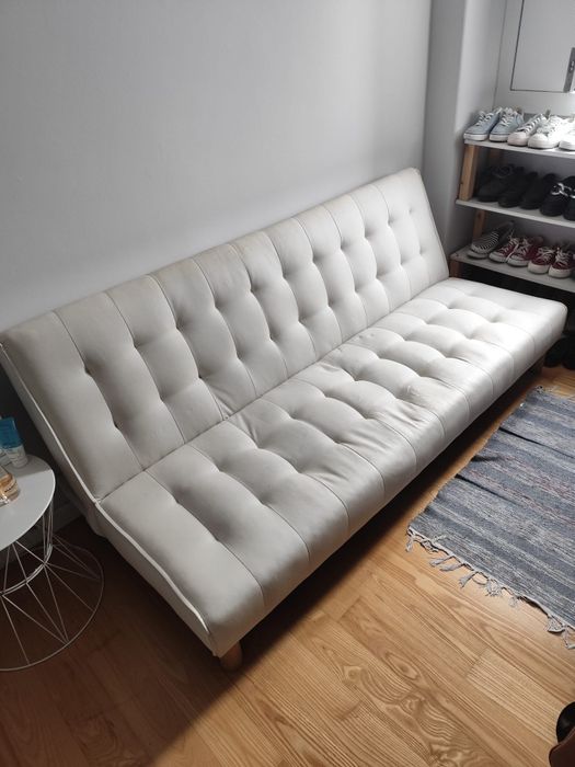 Sofá cama click clack branco 1.80 x1.00