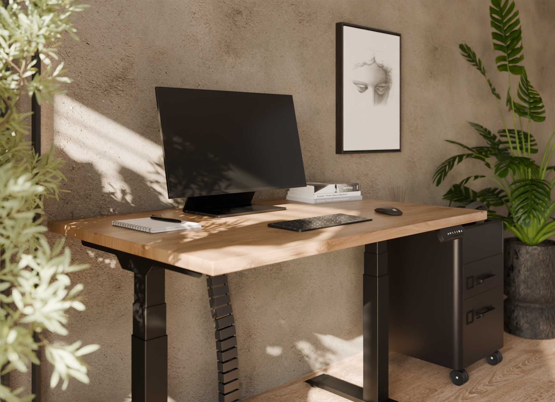Biurko regulowane Conwork Elegant OAK