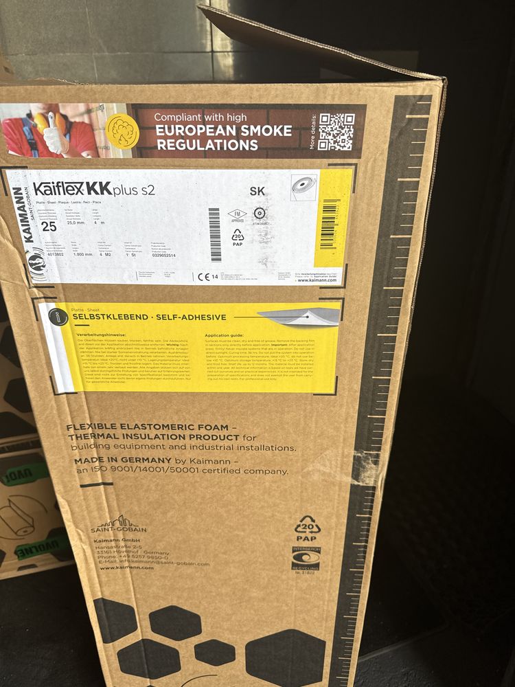Płyta Kaiflex KK 25 mm/4 m² samoprzylepna