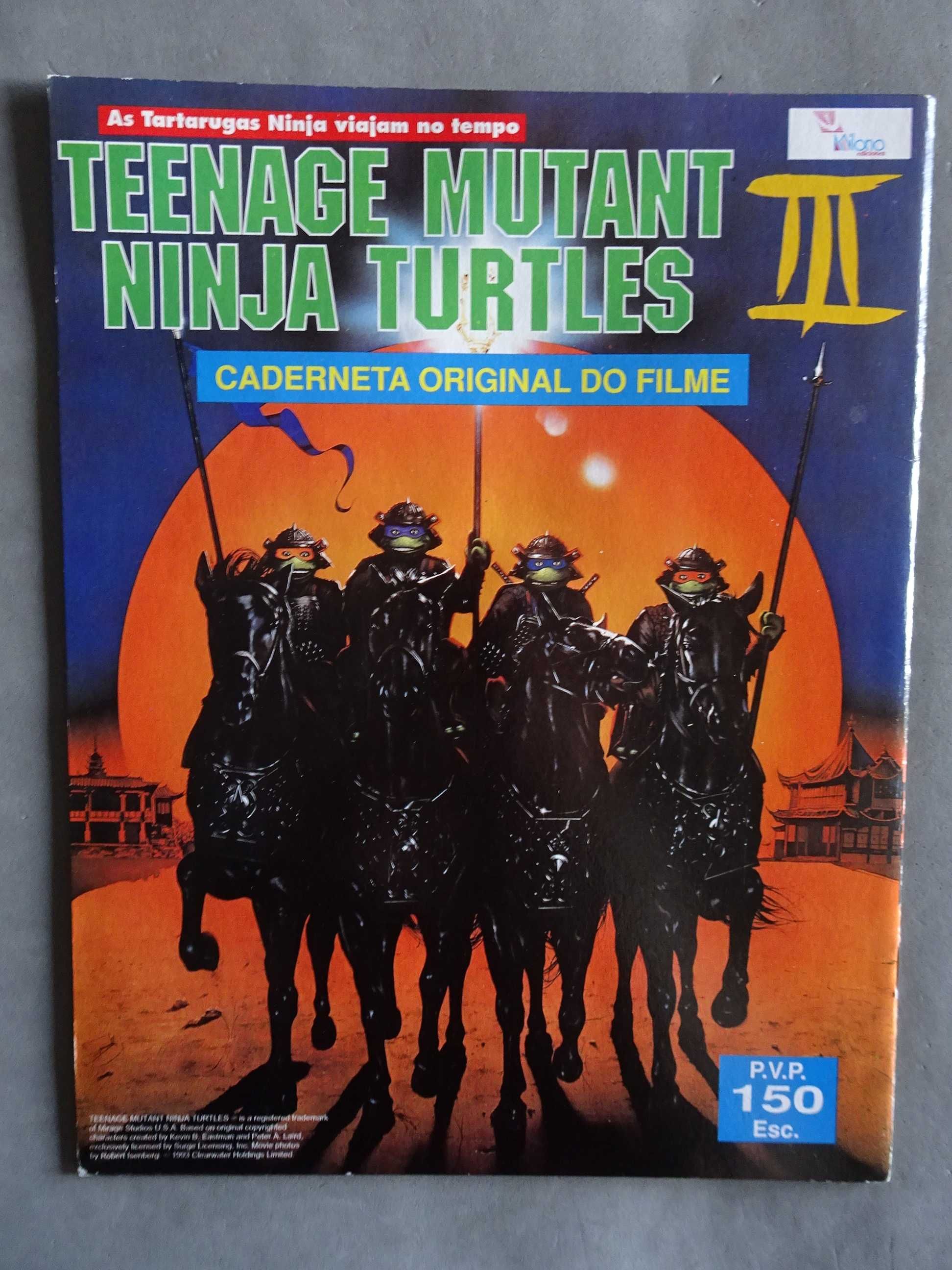 Caderneta de cromos Ninja Turtles - Tartarugas Ninja (faltam 43 cromos
