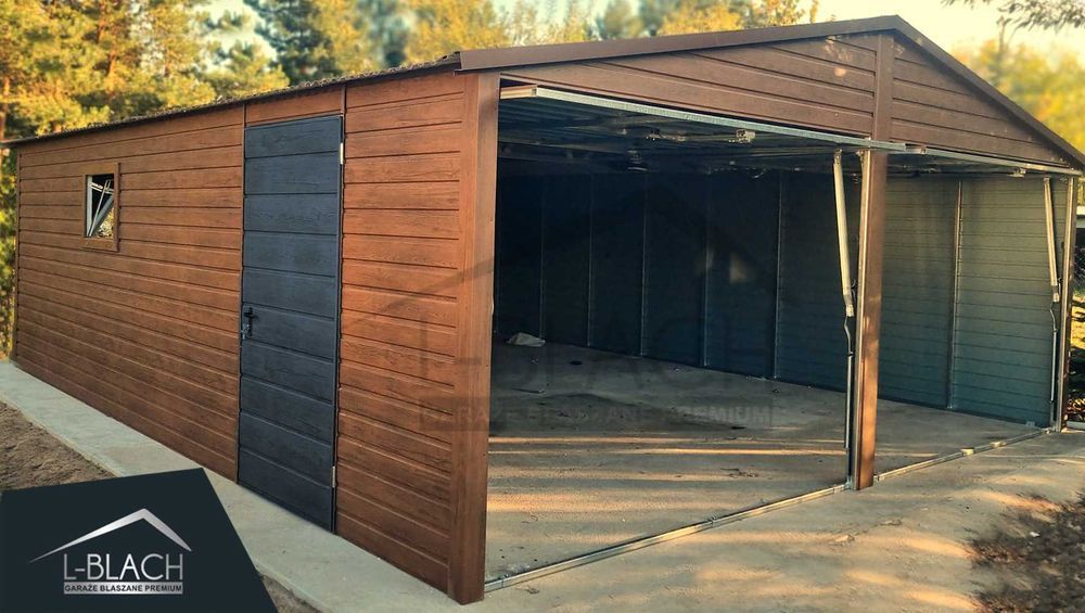 Garaż blaszany PREMIUM 5x6/6x6/6x5.8/6x5*Profil Zamknięty*Producent*