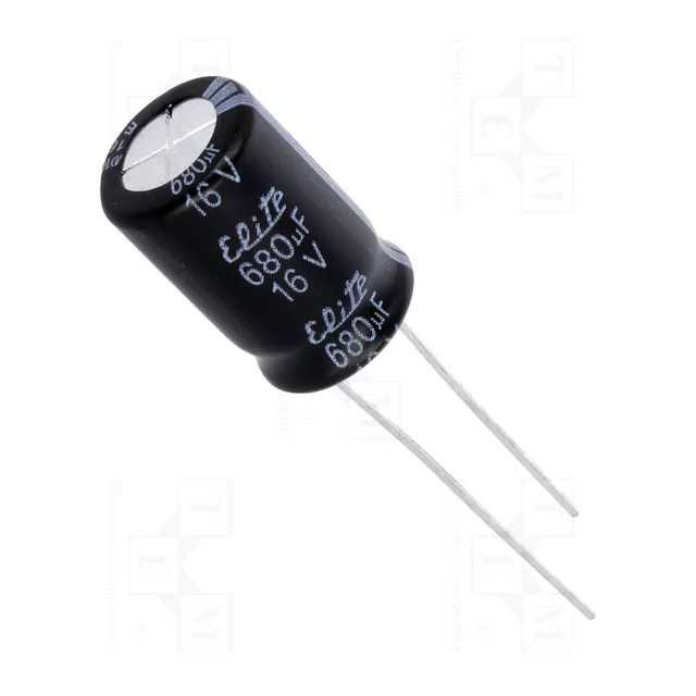 Kondensator 680uF 16V firma Elite komponenty części elektroniczne