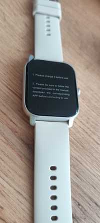 Nerunsa Smart watch Biało kremowy 2023