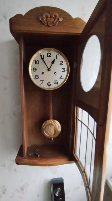 Zegar wiszący MAUTHE 1935r. ładny stan.
