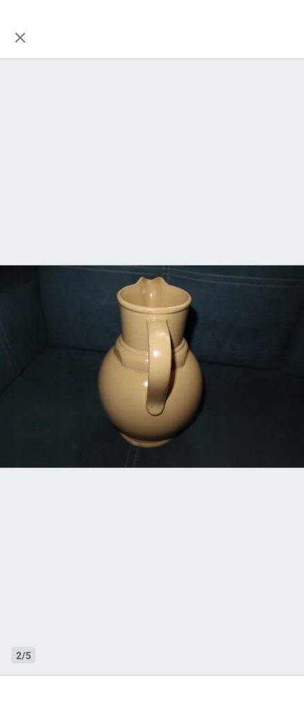 Dzbanek - ceramika szkliwiona
Indeks: 1754-21

Stan: Używane

Duży cer