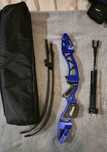 łuk sportowy typu barebow  zestaw komplet