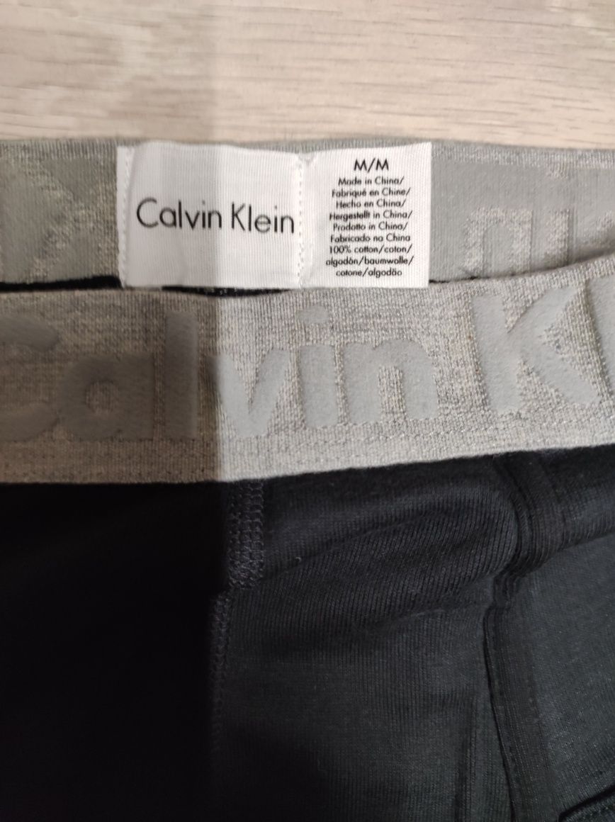 Slipki męskie Calvin Klein, czarne, M . USA