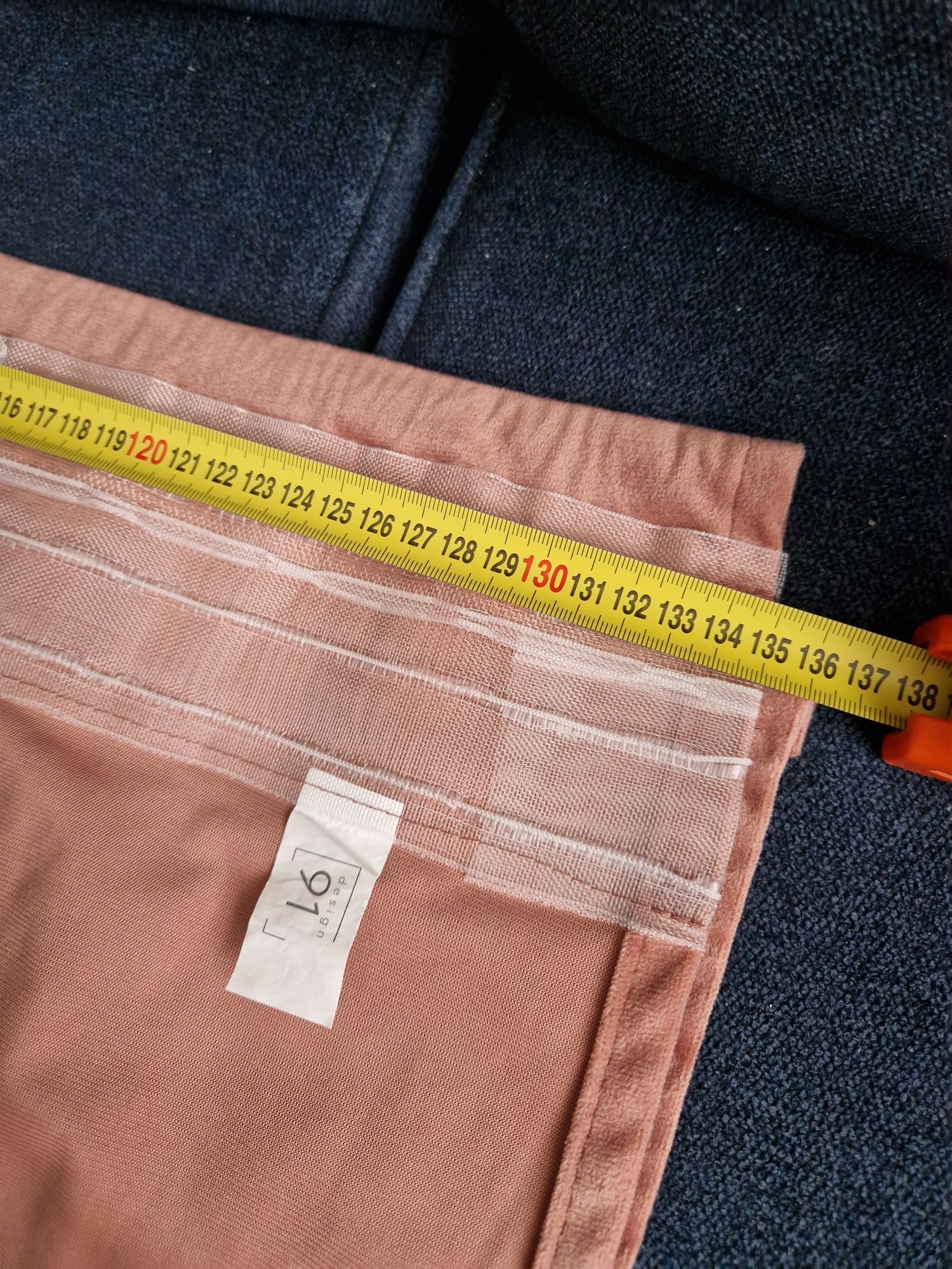 Zasłony 2szt design 91 zasłona ROSA z miękkiego welwetu weluru 135x260