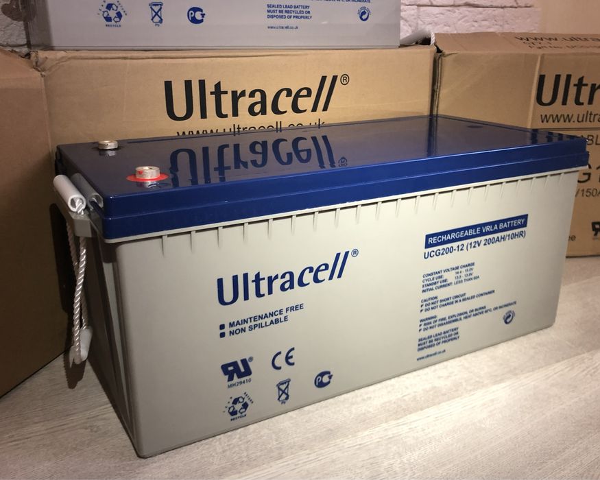 Акумулятор для резервного живлення ULTRACELL UCG-200-12