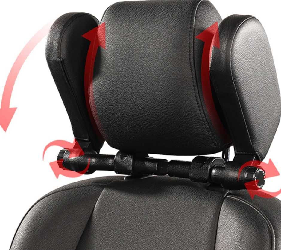 Zagłówek/Poduszka fotela samochodowego -kolor Beżowy regulowany