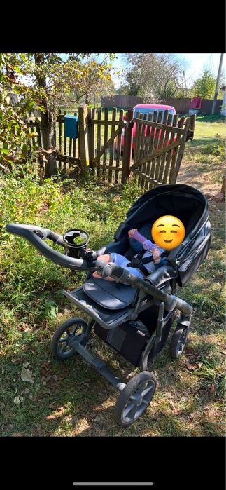 Коляска 2 в 1 Roan Bass Next Dark Grey