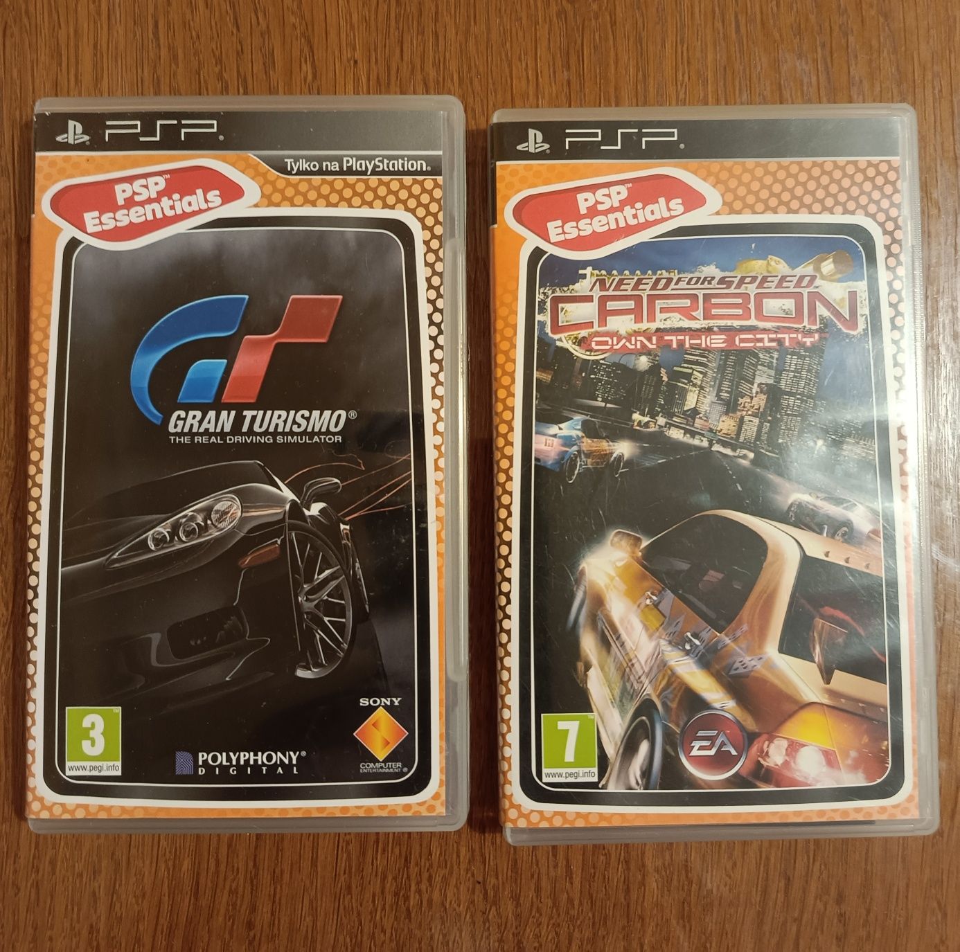 Gry na PSP -  Gran Turismo, NfS Carbon