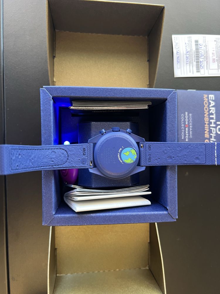 Omega X Swatch Mission To Earthphase Moonshine Gold