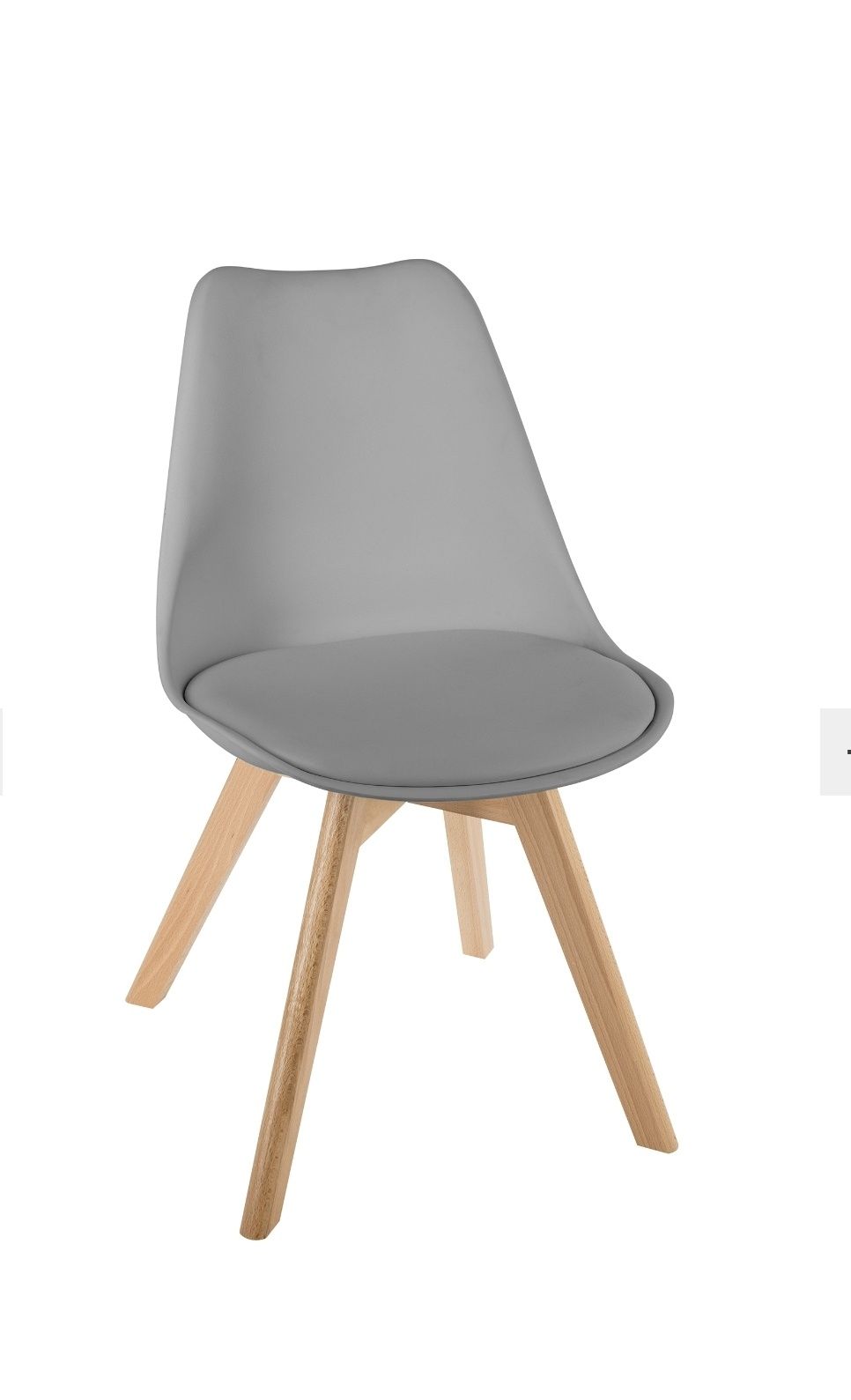4 Cadeiras estilo nordico cor cinza
