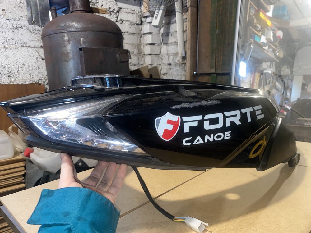 Пластик на Forte canoe