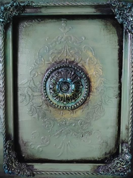 Panel ozdobny -obraz drewniany na 100 letniej desce