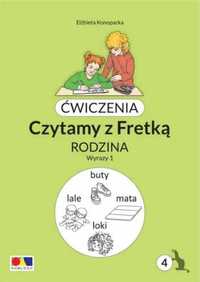 Ćwiczenia. czytamy z fretką cz.4 rodzina. wyrazy 1 - Elżbieta Konopac