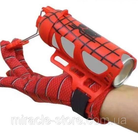 Набір Людини-павука перчатка spider man рукавичка + піна