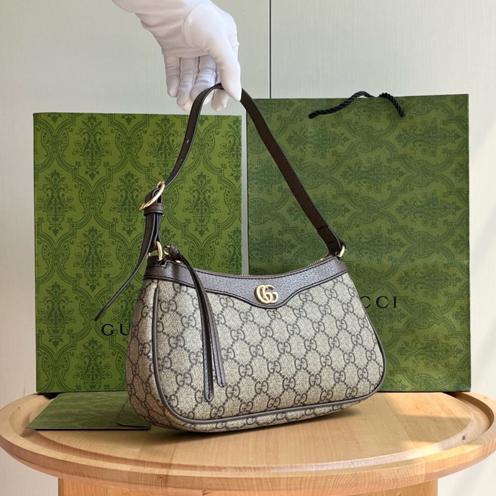 Сумка Gucci, сумка гучі, сумка-багет гучі