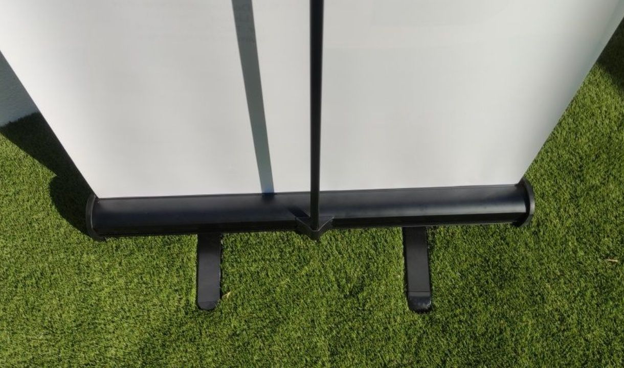 Suporte L banner 80x200 cm com saco