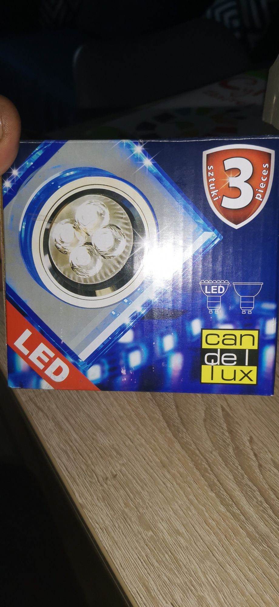 Lampy oprawki led 3 sztuki dobrej firmy nowee cena za całość!