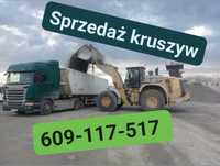 Kamień kliniec tłuczeń, piasek żwir wapno nawozowe, ziemia. TRANSPORT