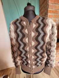 Sigi Scheiber r 42 sweter vintage babcine retro